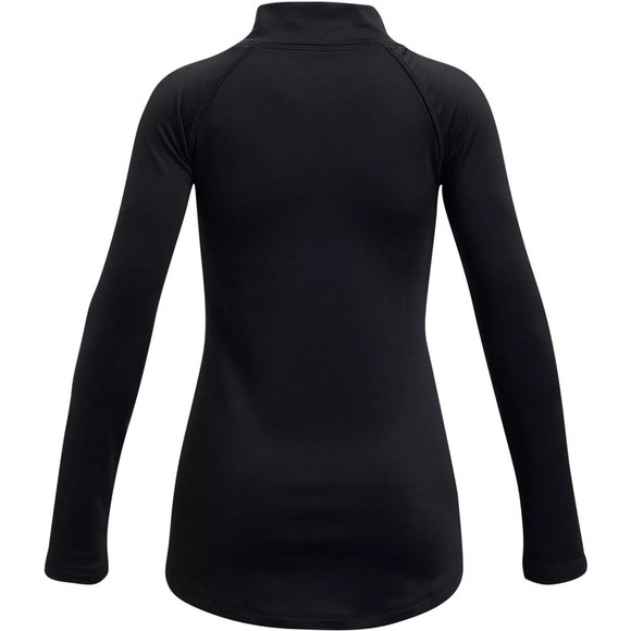 NWT Under Armour Girls' ColdGear Long Sleeve Mock Neck Shirt - Picture 2 of 2